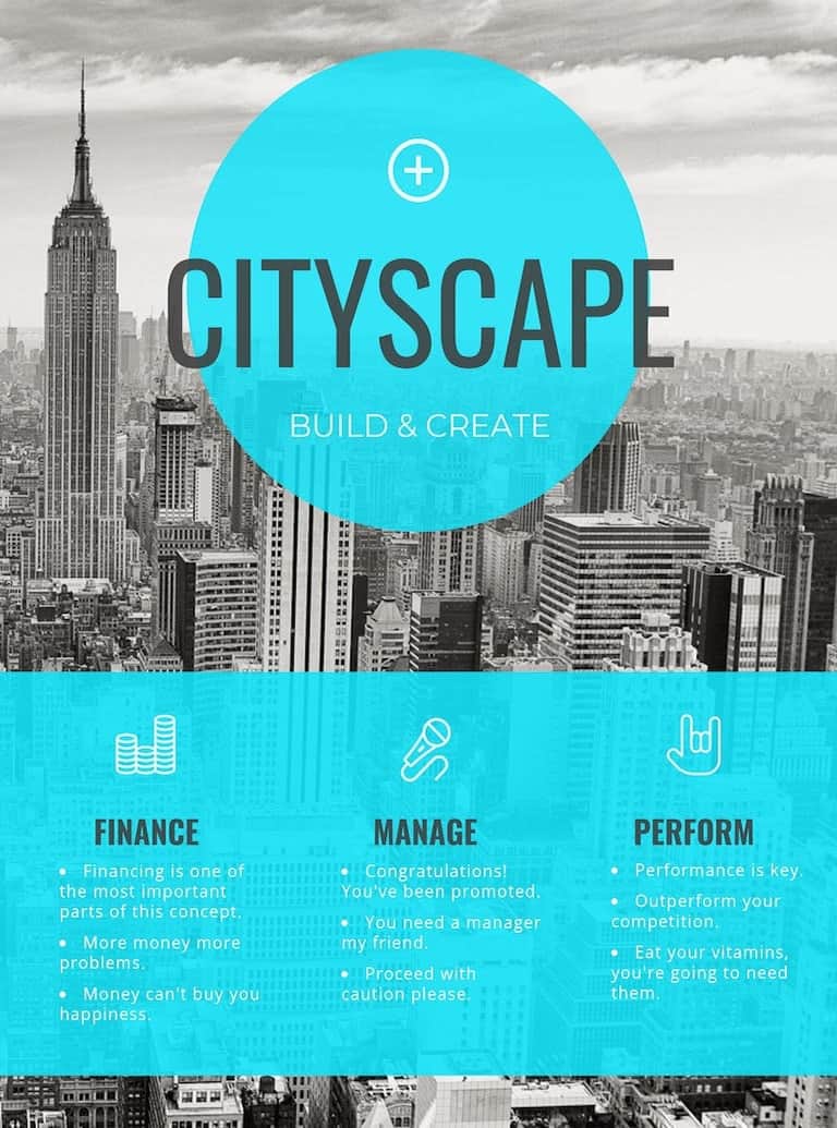 طراحی تراکت - استفاده از شکل