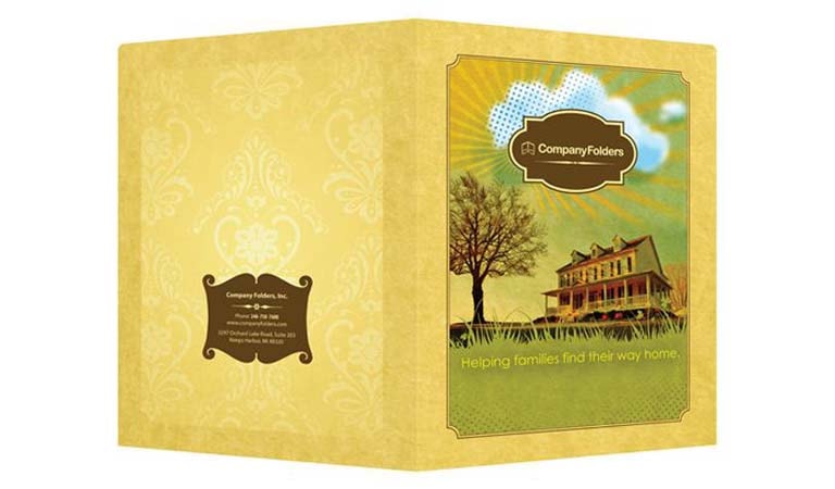 طراحی فولدر - پوشه املاک و مستقلات خانه آفتابی