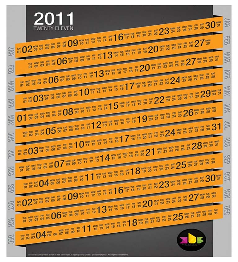 طراحی تقویم - تعداد ماه‌ها را در یک صفحه انتخاب کنید