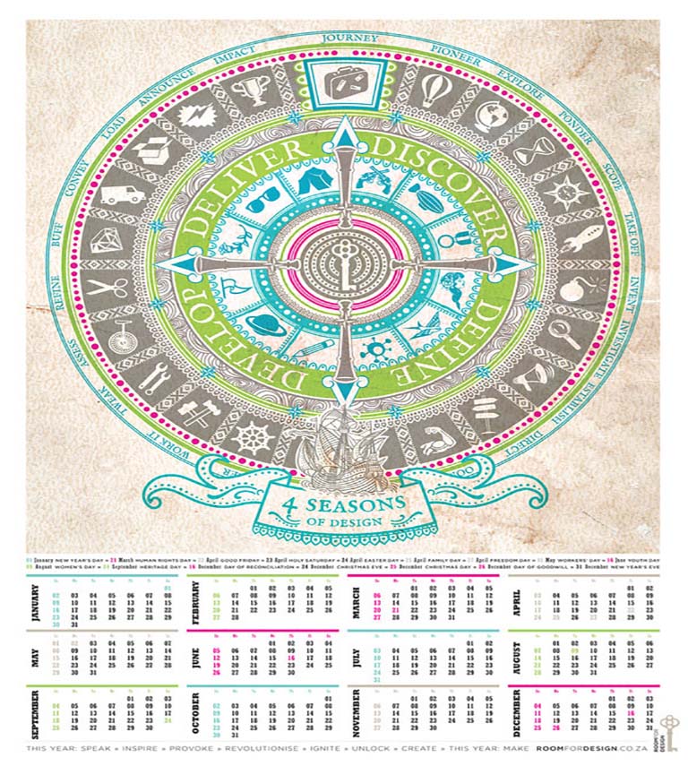 طراحی تقویم - به پایداری فکر کنید