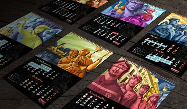 طراحی تقویم - تقویم را به یک نمونه کار تبدیل کنید