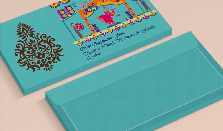 طراحی پاکت نامه - از تصاویر چشم نواز استفاده کنید