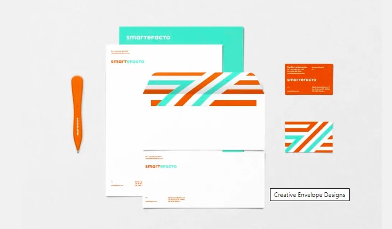 طراحی پاکت نامه - اضافه کردن خطوط