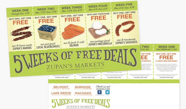 نمونه تراکت تبلیغاتی - یک قدم اضافه‌تر بردارید