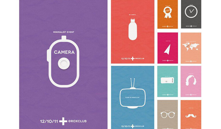 نمونه تراکت تبلیغاتی - طرح را مینیمالیست کنید