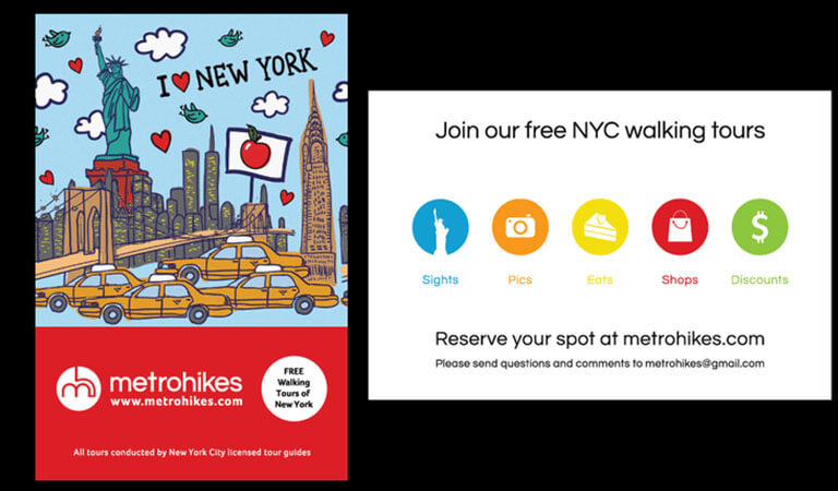 نمونه تراکت تبلیغاتی - بلوک‌بندی کنید