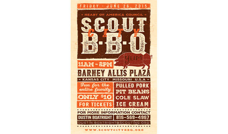 نمونه تراکت تبلیغاتی - از بافت دانه‌دار استفاده کنید