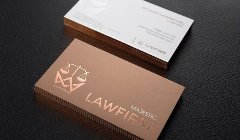 کارت ویزیت وکالت - با استفاده از مقوای ویژه، کیفیت را بالا ببرید