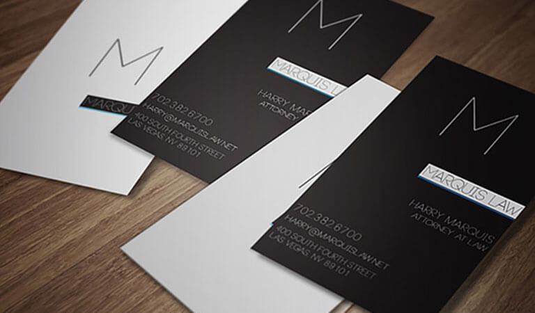 کارت ویزیت وکالت - یک چشم انداز مدرن مینیمالیستی را امتحان کنید