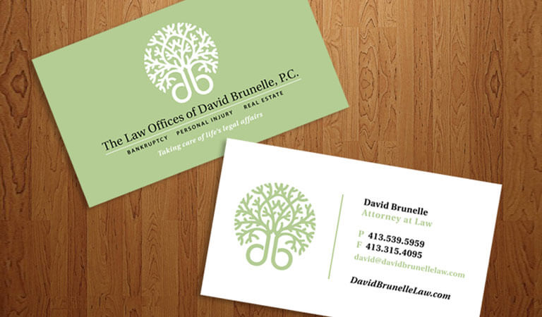 کارت ویزیت وکالت - از نمادهای سنتی دوری کنید