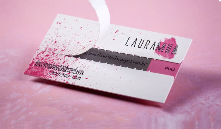 کارت ویزیت خاص - کارت‌های سوراخ‌دار