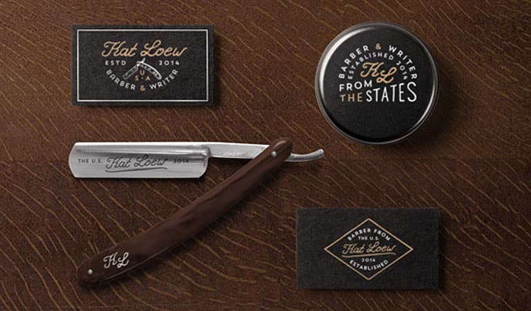 کارت ویزیت آرایشگاه مردانه - آرایشگر و آرایش