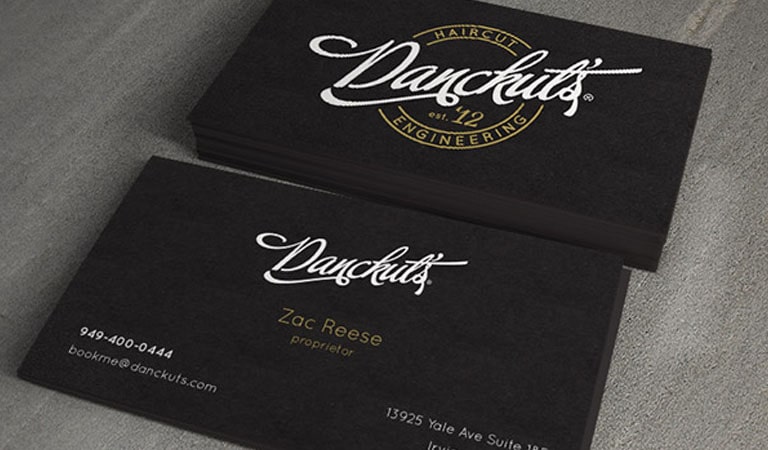 کارت ویزیت آرایشگاه مردانه - دانکوت