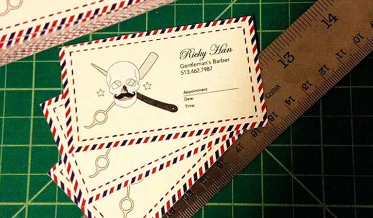 کارت ویزیت آرایشگاه مردانه - آرایشگر جنتلمن