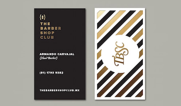 کارت ویزیت آرایشگاه مردانه - استفاده از نمای اختصاصی