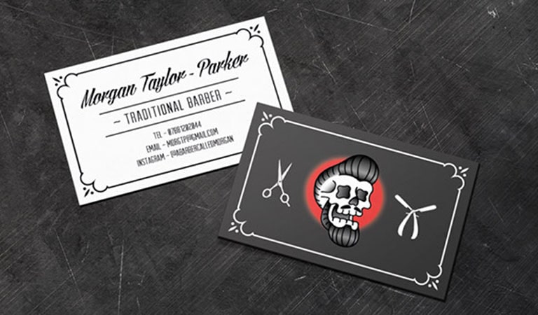 کارت ویزیت آرایشگاه مردانه - آرایشگر سنتی