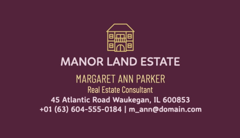 کارت ویزیت املاک - کارت ویزیت مشاور املاک