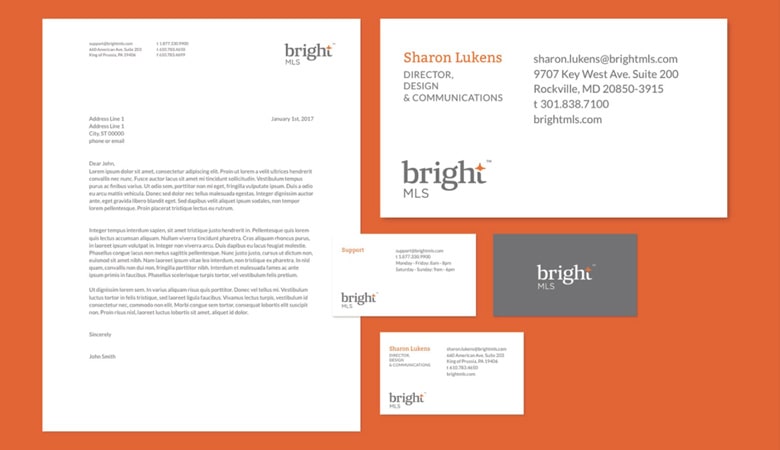 کارت ویزیت املاک - Bright MLS