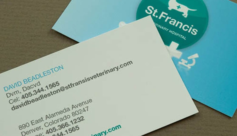 کارت ویزیت پزشکی - کارت ویزیت کلینیک دامپزشکی