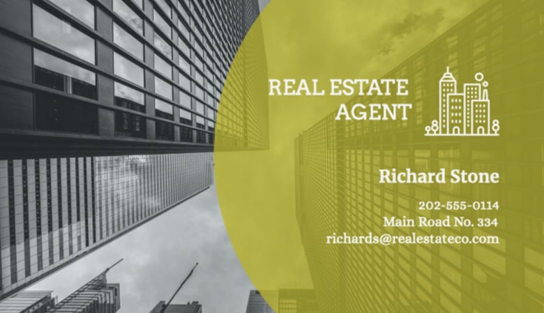 کارت ویزیت املاک - کارت ویزیت املاک همراه با عکس