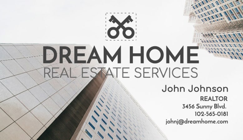 کارت ویزیت املاک - کارت ویزیت خلاق بنگاه املاک