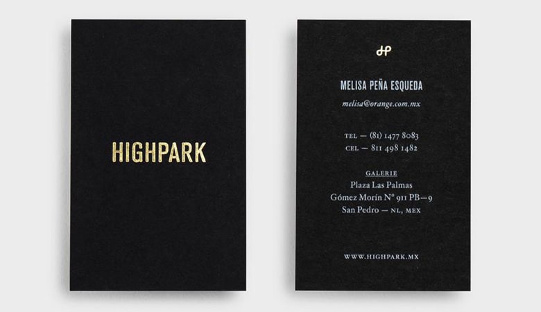 کارت ویزیت املاک - HighPark