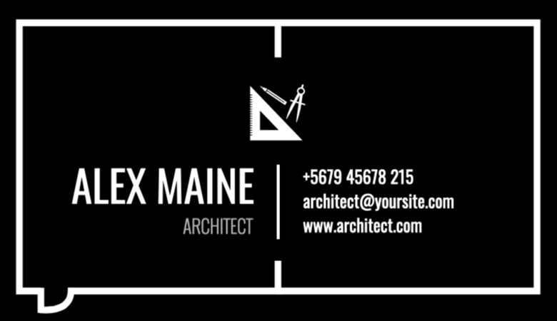 کارت ویزیت املاک - کارتهای ویزیت معمار