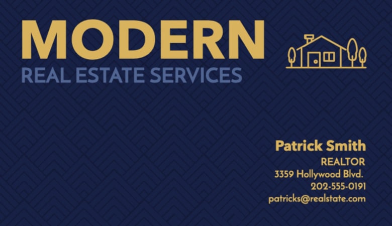 کارت ویزیت املاک - قالب کارت ویزیت منحصربهفرد