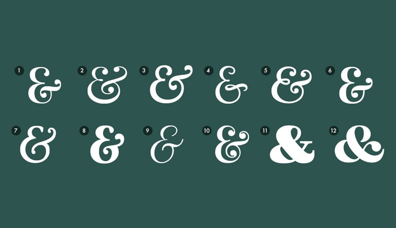 طراحی کارت دعوت - از مزایای Ampersands استفاده کنید