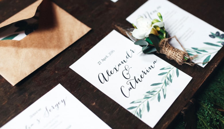 طراحی کارت دعوت - یک حس شخصی را در کارت دعوت خود جای دهید