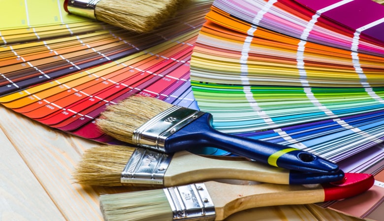 طراحی کارت دعوت - الگوی رنگ 