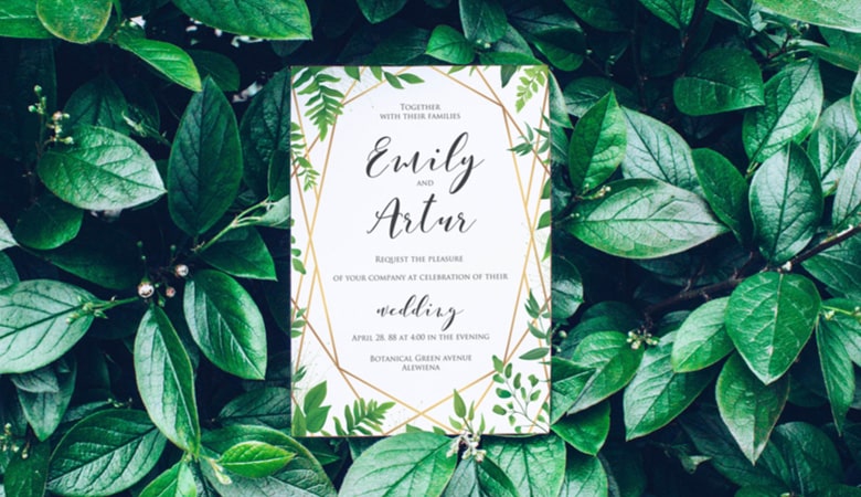  طراحی کارت دعوت - کارت خود را شلوغ نکنید