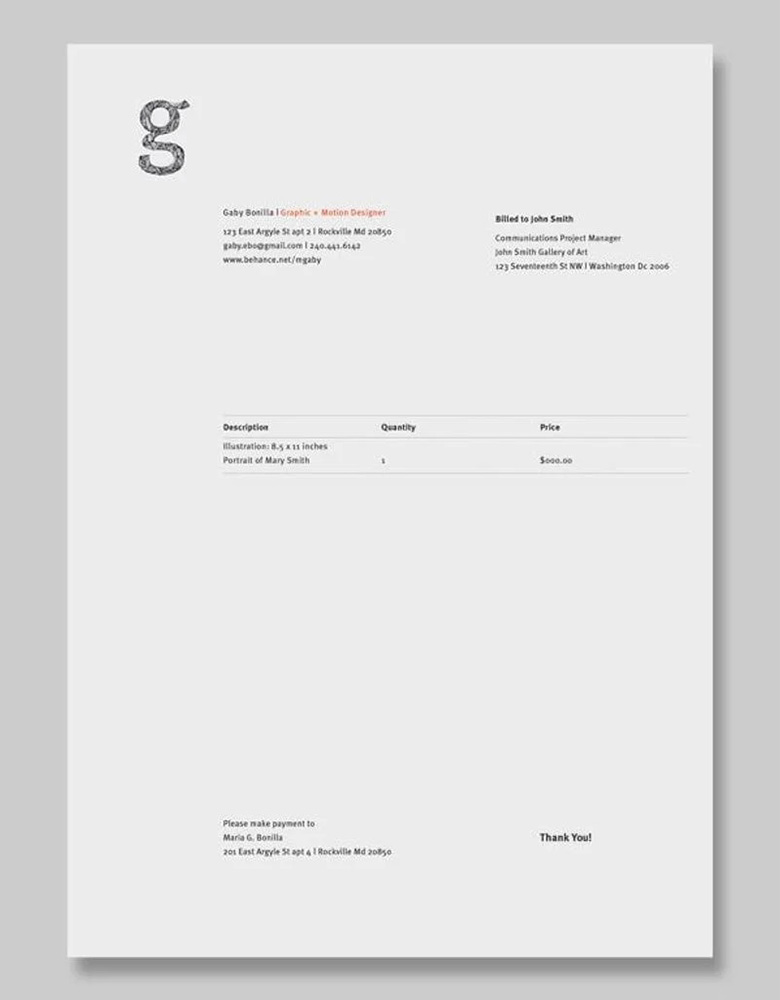 مینیمالیسم را کاوش کنید طراحی فاکتور فروش - مینیمالیسم را کاوش کنید