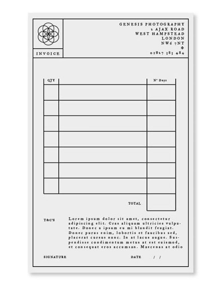 خطوط بُلد (پررنگ) ایجاد کنید طراحی فاکتور فروش - خطوط بُلد (پررنگ) ایجاد کنید