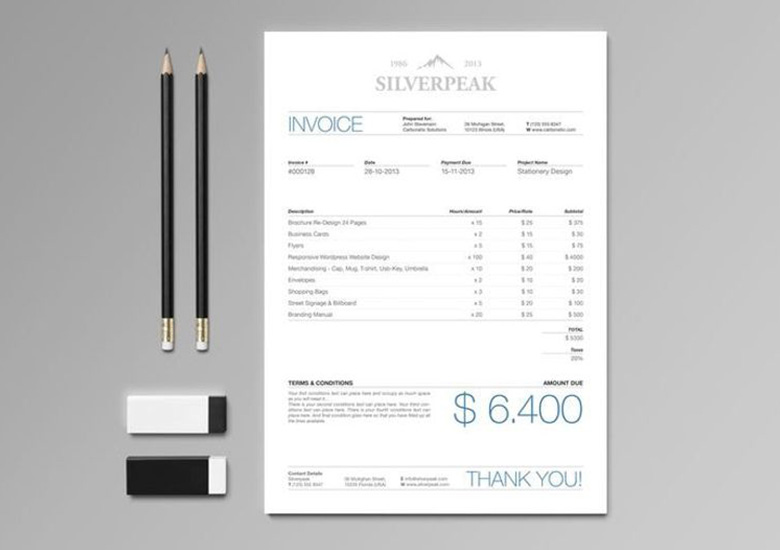 مقیاس بندی کنید طراحی فاکتور فروش - مقیاس بندی کنید