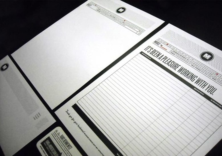 از فضای خود استفاده کنید طراحی فاکتور فروش - از فضای خود استفاده کنید