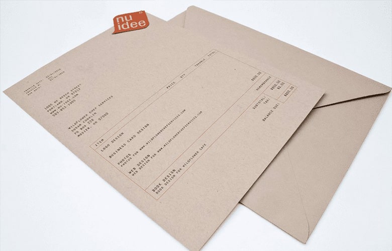 ارگانیک و خاکی باشید طراحی فاکتور فروش - ارگانیک و خاکی باشید