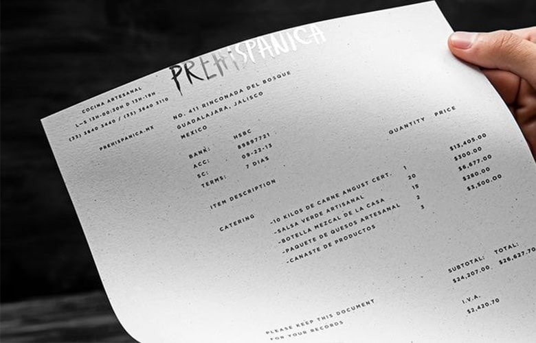 چه کسی به حاشیه نیاز دارد طراحی فاکتور فروش - چه کسی به حاشیه نیاز دارد