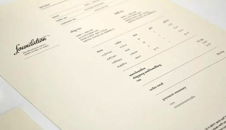 با کلاس و بی انتها طراحی فاکتور فروش - با کلاس و بی انتها