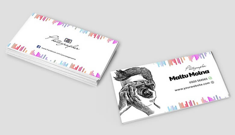  کارت ویزیت عکاسی- عکاسی مصور