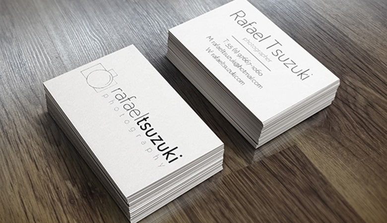  کارت ویزیت عکاسی- مینیمالیست