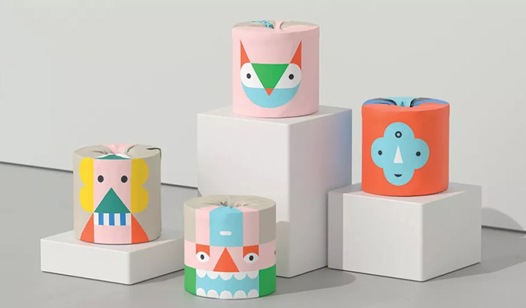 Who Gives a Crap-طراحی بسته بندی