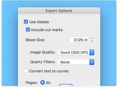حاشیه برش (بلید) - تهیه کارت ویزیت