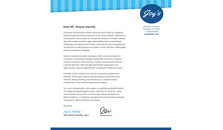 برای سربرگ شرکت خود یک هدر شیب دار یا نامتقارن ایجاد کنید - طراحی آنلاین سربرگ