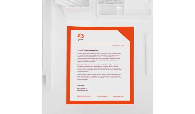 یک حاشیه به شکل سفارشی ایجاد کنید - طراحی آنلاین سربرگ