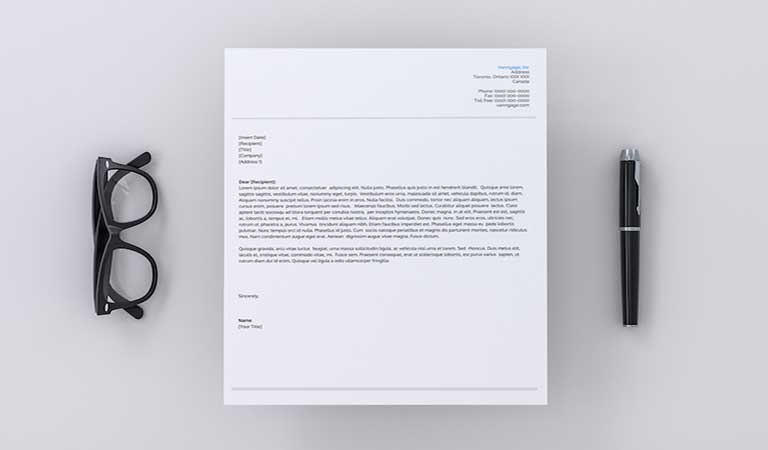 در صورت داشتن تردید، از یک طرح سربرگ ساده استفاده کنید - طراحی آنلاین سربرگ