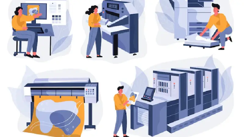 چاپگر افست شامل سه سیلندر است