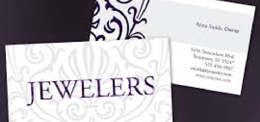 ابعاد و انواع جنس کارت ویزیت طلا فروشی و جواهری