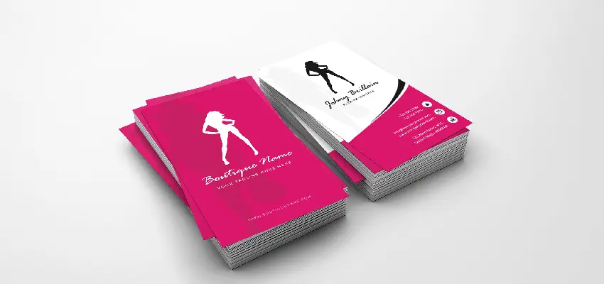 معرفی چند نمونه کارت ویزیت مزون لباس