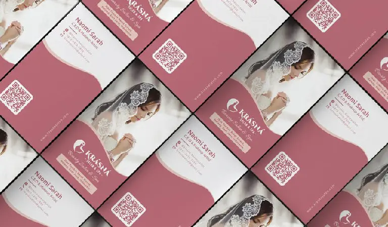 فونت و متن مناسب کارت ویزیت کلینیک زیبایی